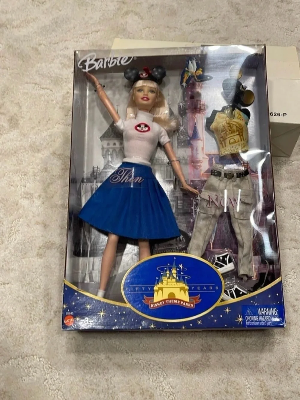 Barbie Disney Theme Parks 50th Anniversary Doll - White & Blue NIB